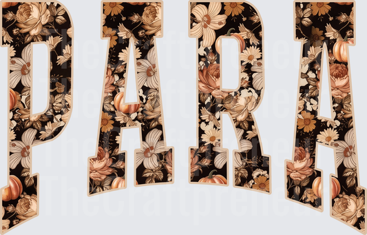 002_School_Jobs_School_Para_Para Professional_Teacher_Fall Floral Pumpkin_Para_July 2026