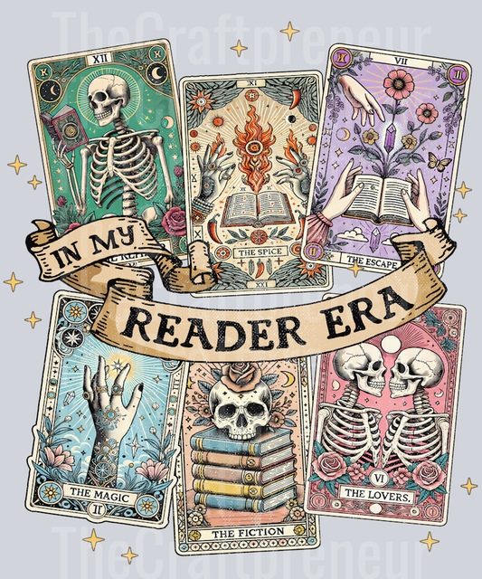 In My Book Reader Era Distressed DTF Transfer