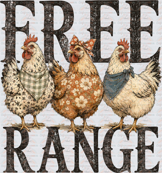 Animals_Farm Animals_Chickens_Free Range_Distressed_Homestead_Vintage_Grunge