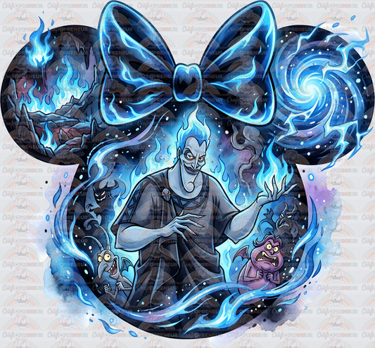 002_Disney_Villains_Mouse Ear_Minnie Ears_Watercolor_Hercules_Hades