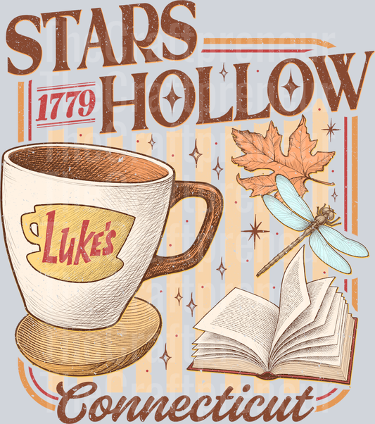 Gilmore Girls Stars Hallow Retro DTF Transfer
