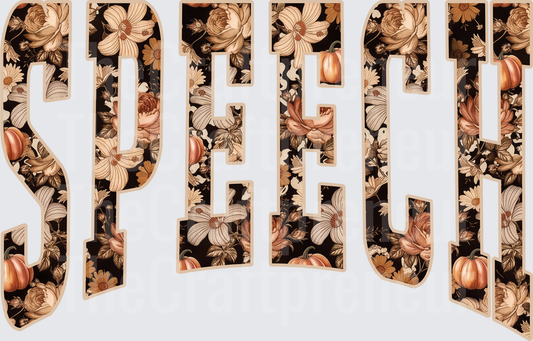 002_School_Jobs_Speech Therapist_Speech Therapy_Varsity_Curve_Boho_Fall Floral Pumpkin_Speech_July 2026
