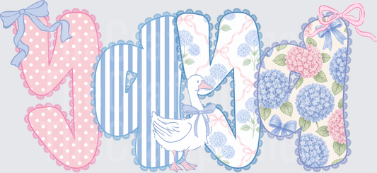 002_Family_Name Set_Mama_Grandparent_Preppy_Goose_Grannycore_yaya