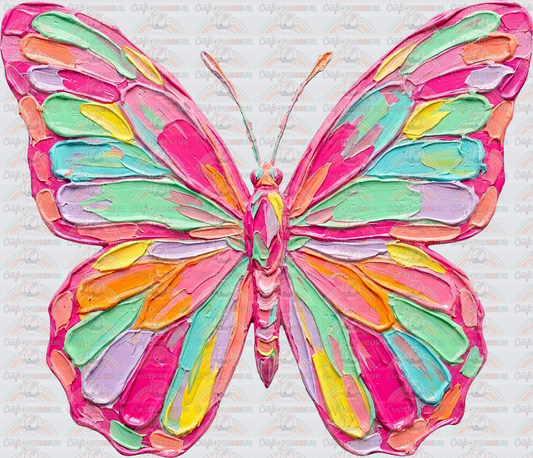Animals_Bugs_Butterfly_Neon_Faux Paint_Colorful_Summer_PinkyPix