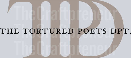 TS Tortured Grey Typography DTF Transfer