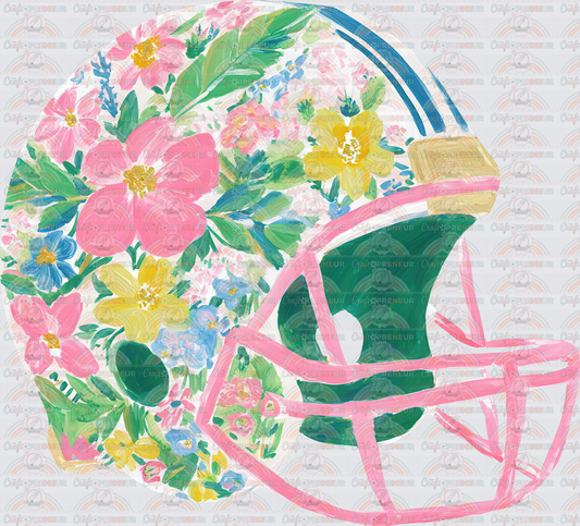 Sports_Football_Preppy_Brush Stroke_Lily Pulitzer_LP_Boutique Style_Stadium_Helmet_Pocket