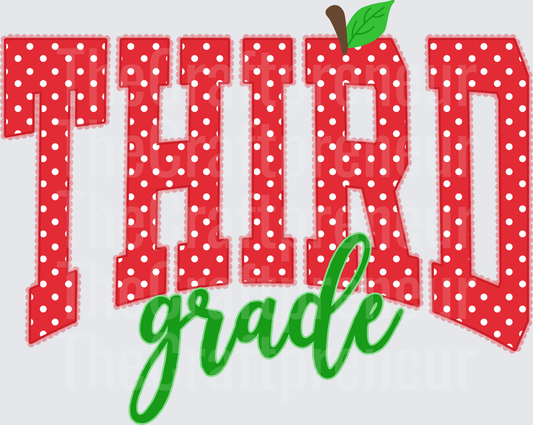 002_Teacher_School_Varsity_Apple_Polka Dot_Grades_B2S_Third Grade