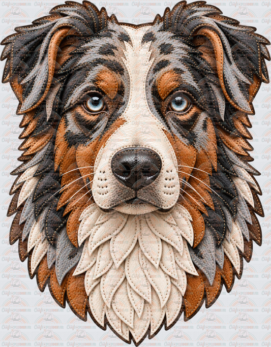 002_Dogs_Breeds_Faux Leather_Exclusive_Australian Shepherd_Aussie