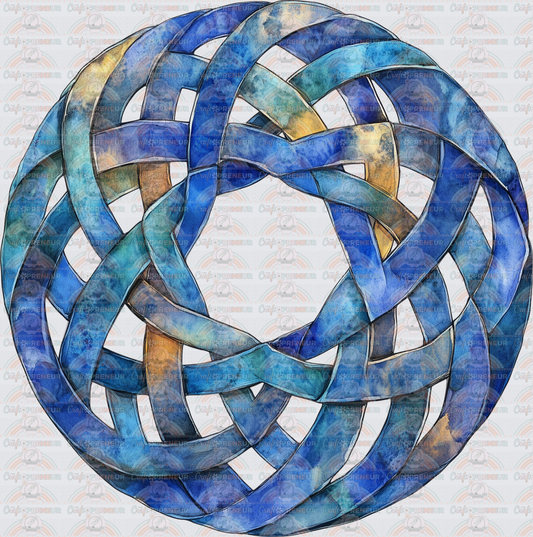 002_Destination_Ireland_Celtic_Traditional_Celtic Knot_Watercolor_1