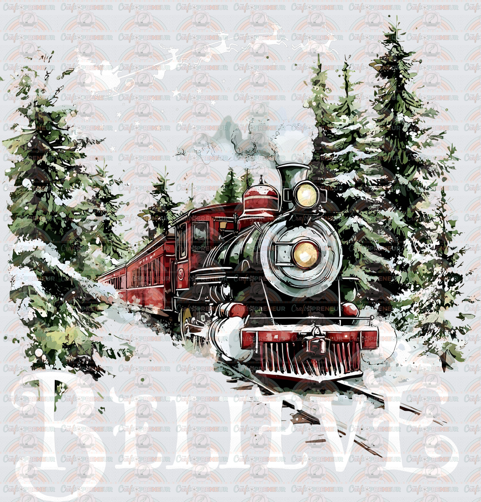 001_XMAS_The Polar Express_Christmas Movies_Trains_Set_Believe_Front_White