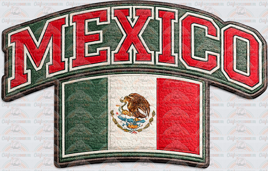 Sports_Soccer_World Cup_Faux Leather_Mexico_Varsity Flag_Badge_Falcon_July 2026