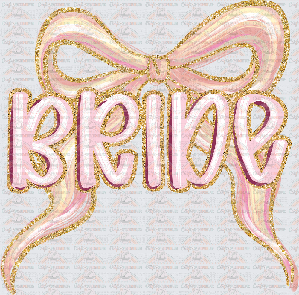 002_Family_Wedding_Faux Glitter Coquette Bow Set_Brushstroke_Bridal Party_Bride