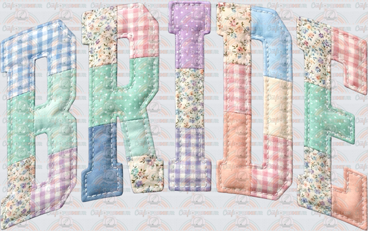 002_Family_Wedding_Bride_Famiily Set_Bridal Party_Patchwork_Preppy_Pastel_Varsity_Bride