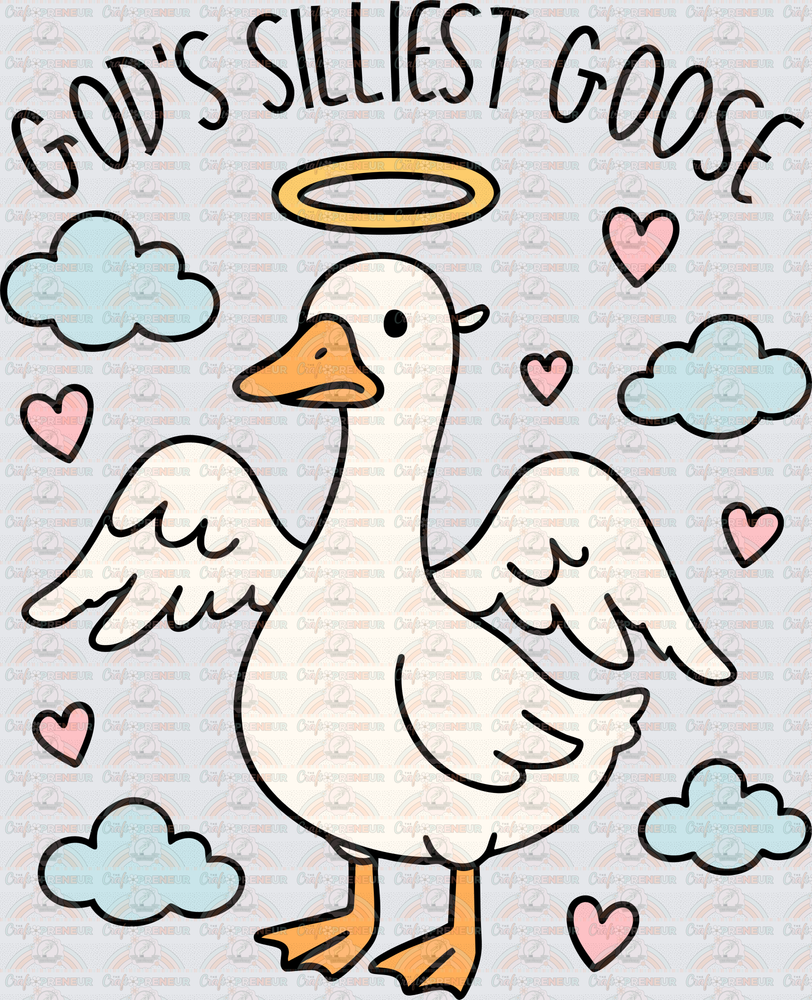 Faith_Silly Goose_God_Goose_Angel_Halo_Gods Silliest Goose