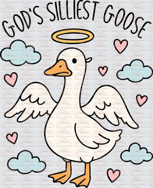Faith_Silly Goose_God_Goose_Angel_Halo_Gods Silliest Goose