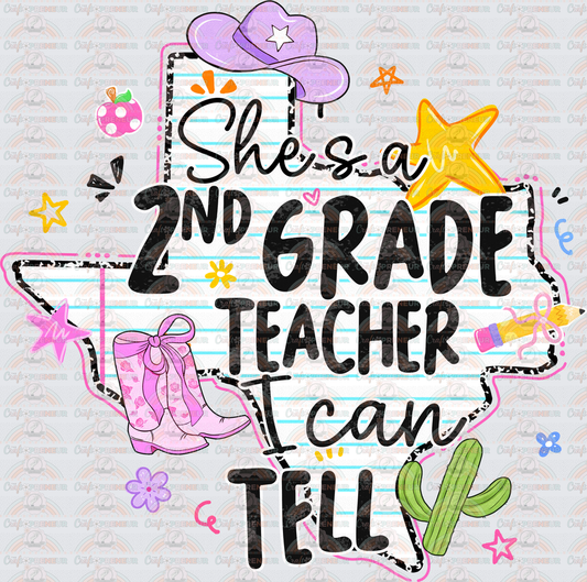 002_School_Jobs_Teacher_Country Music_Ella Langley_Grades_B2S_Shes a Teacher I Can Tell_2_Second Grade