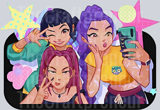 KOP_Huntr-X_Trio Selfie DTF Transfer
