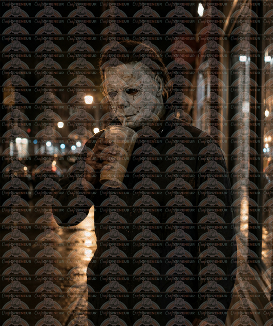 002_Halloween_Horror_Horror Movies_Iced Coffee_Sipping_Coffee_Michael Myers