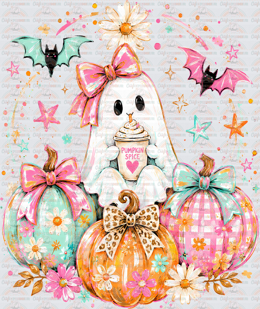 002_Halloween_Preppy LInes_Preppy Bundle_Pastels_Coffee Ghost Pumpkin