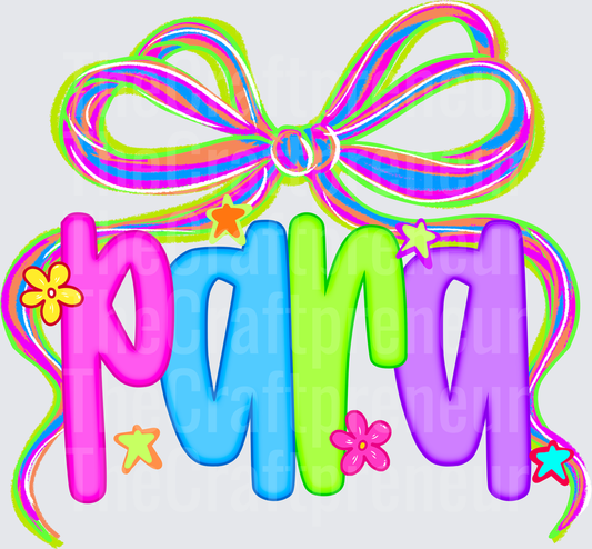 002_School_Jobs_Neon_Coquette Bow_Preppy_Brush Stroke_Para