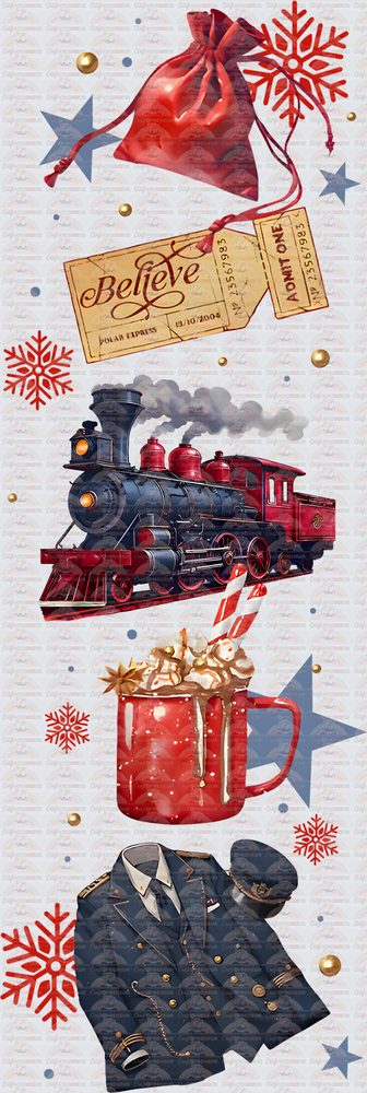 001_XMAS_The Polar Express_Christmas Movies_Trains_Set_Believe_Front_Spine
