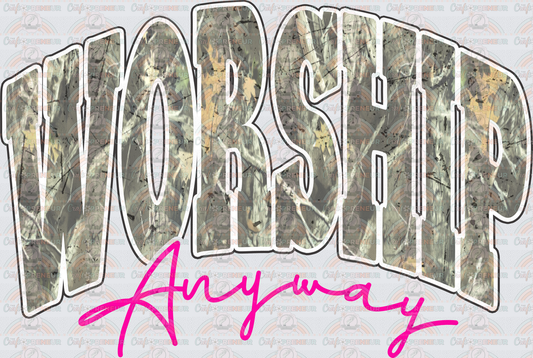 001_Faith_Camo_Varsity_Hot Pink_Stack Script Set_Worship Anyway