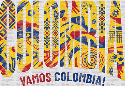 002_Sports_Soccer_FIFA_World Cup_Soccer Teams_Countries_Set_Columbia