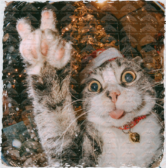 Holidays_XMAS_Christmas_Cats_Sarcasm_Cat Swat