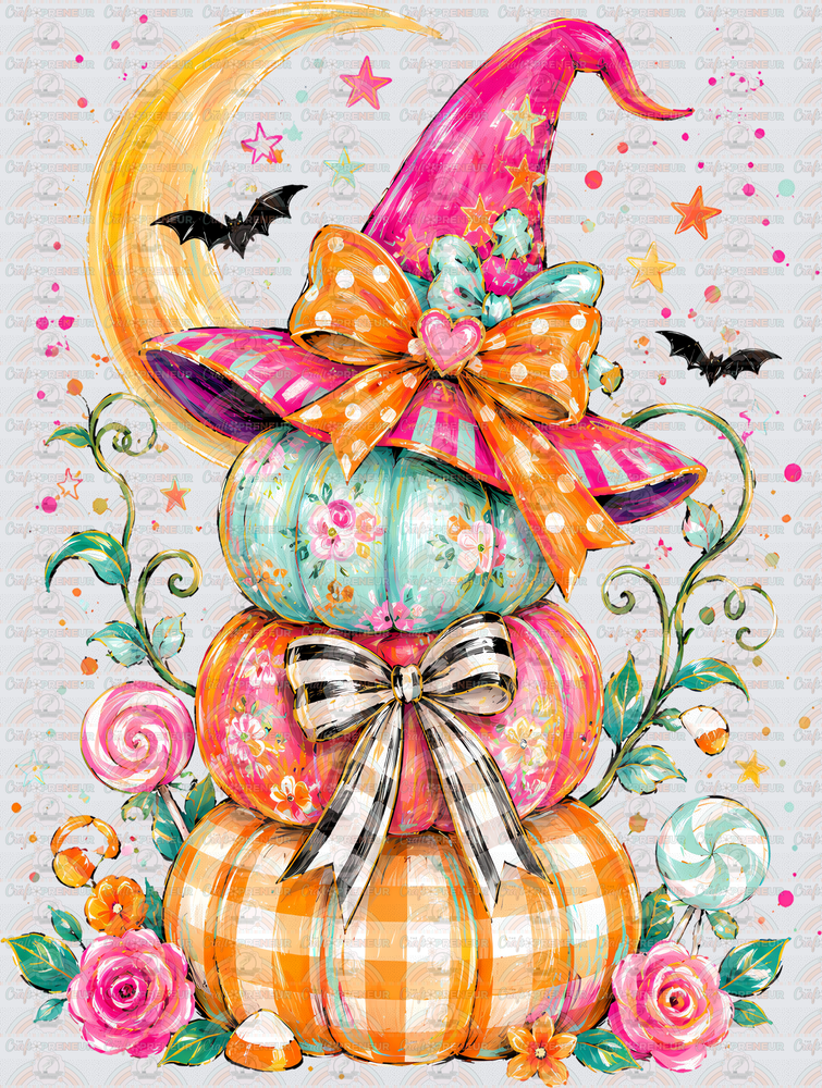 002_Halloween_Preppy LInes_Preppy Bundle_Pastels_Witch Pumpkin Stack