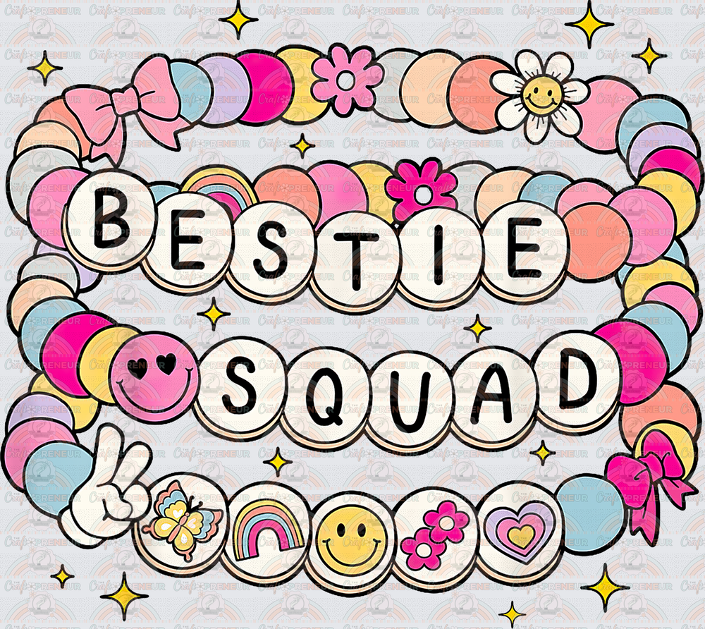Youth_Bracelets_Best Friends_Bestie Squad_Pastels_Retro