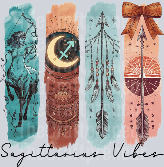 Sagittarius Boho Zodiac DTF Transfer