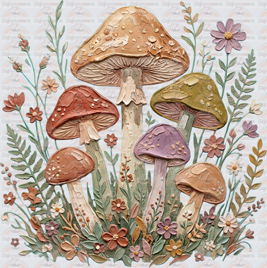 Plants_Fall_Mushrooms_Fall_Wildflowers_Faux Paint_Boutique Style_KP