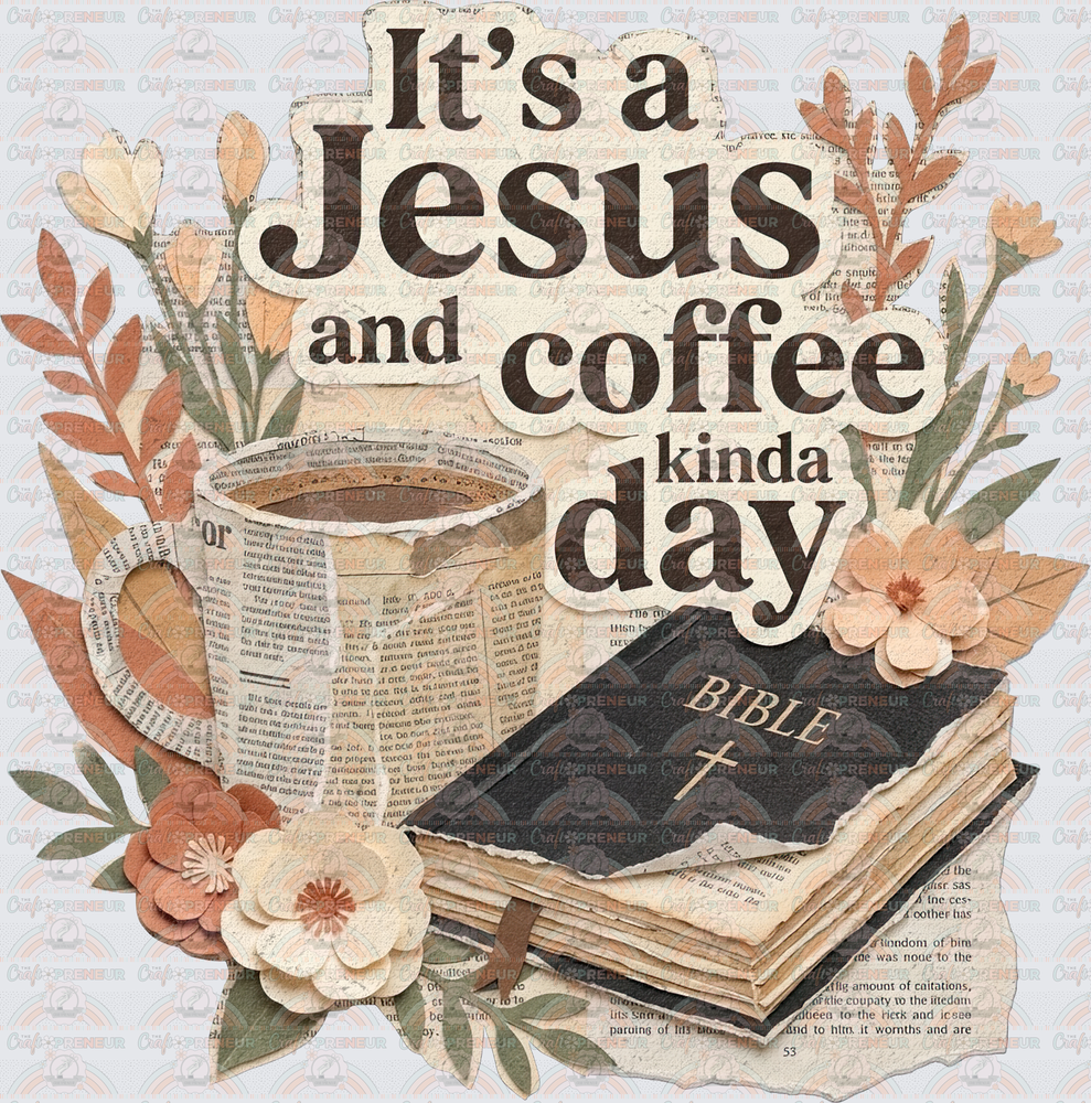 Faith_Coffee_Bible_Jesus and Coffe Kind of Day_Scrapbook_Faux Paper_BoHo_Solid