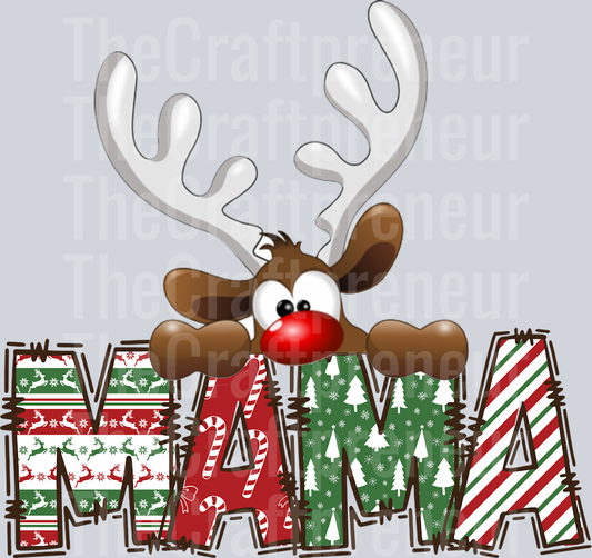 (Set!) Reindeer Mommy & Me Set (Mama) DTF Transfer