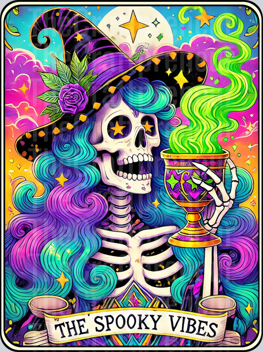 The Spooky Vibes Tarot Card DTF Transfer 4