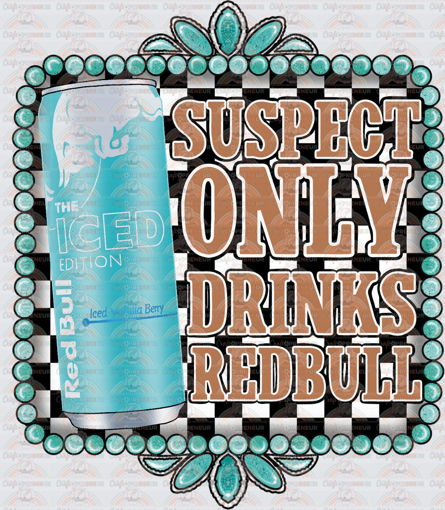 Drinks_Redbull_Iced Vanilla Berry_Western_Turquoise_Checkered_Suspect Only Drinks Redbull