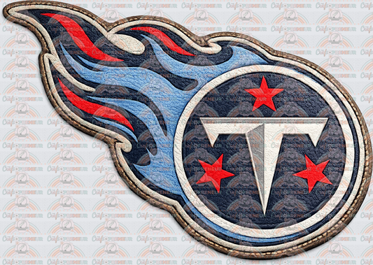 Faux Leather Patch_Tennessee_Titans