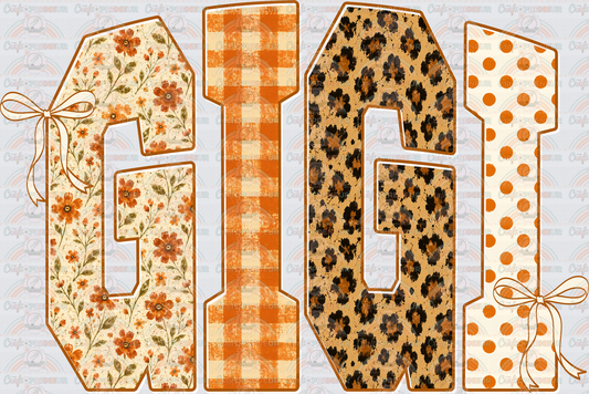002_Family_Name Set_Preppy_Boho_Varsity_Grandparent_Gingham_Fall_Autumn_GIGI