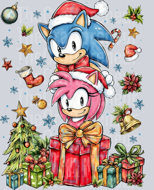 Sonic Presents Stack DTF Transfer