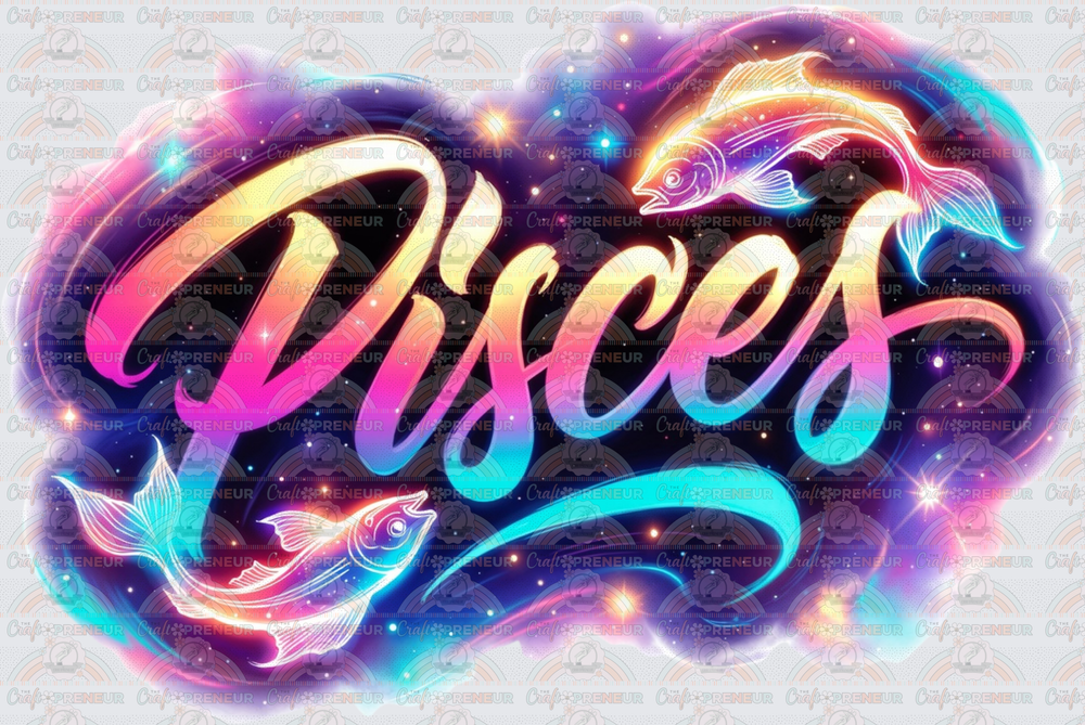 002_Zodiac_Astrology_Neon_Astrological Signs_Celestial_Pisces