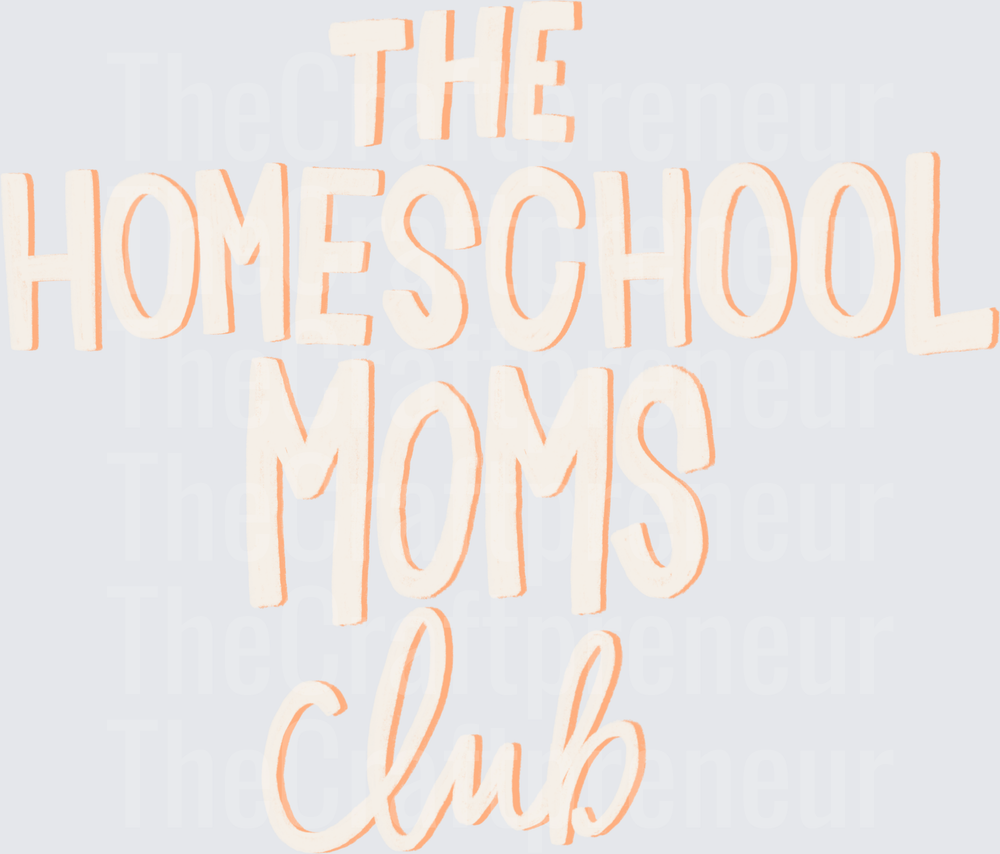 002_School_Homeschool_SAHM_Stay at Home Mom_Mama_light tan with orange outline