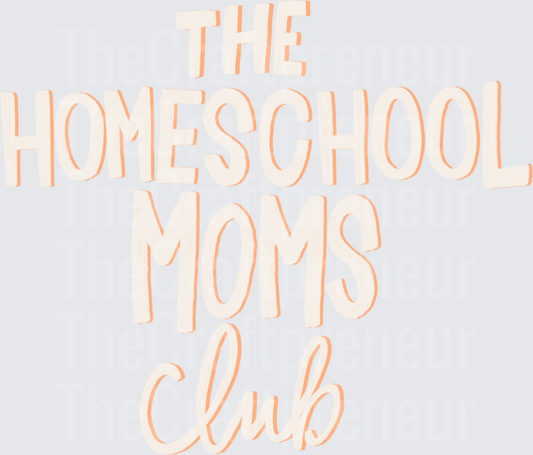 002_School_Homeschool_SAHM_Stay at Home Mom_Mama_light tan with orange outline