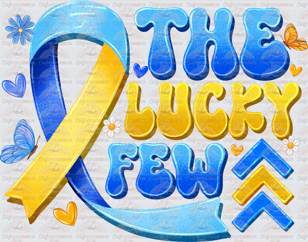 002_Causes_Down Syndrome_Awareness_Blue and Yellow_March Causes_Chromosomes_The Lucky Few