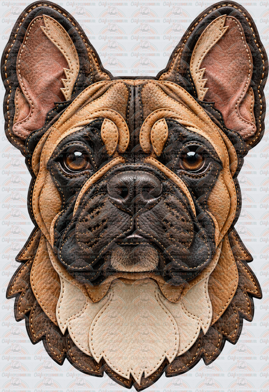 002_Dogs_Breeds_Faux Leather_Exclusive_Frenchie_French Bulldog_Tan