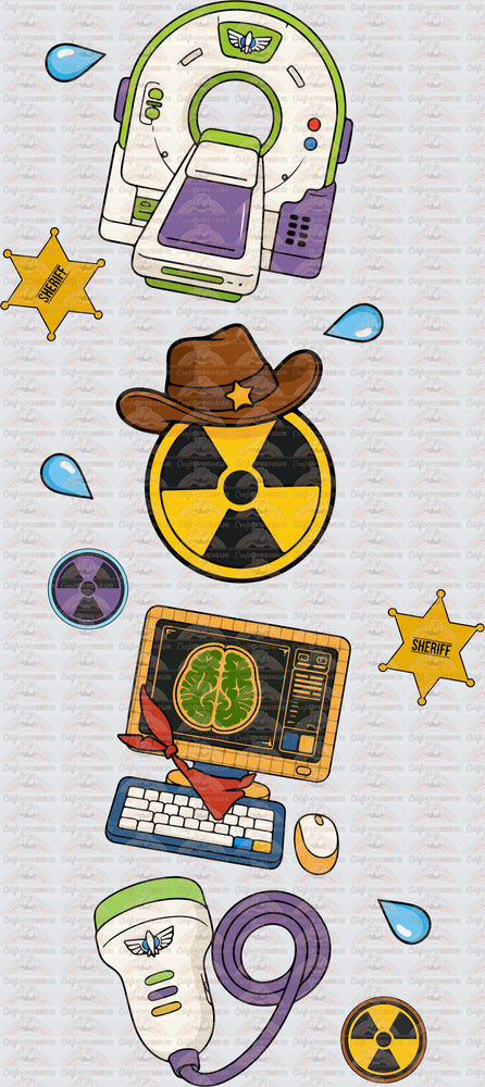 001_Jobs_Medical_RAD_Disney_Toy Story_Rad Tech_Radiology_Hospital_Scrubs_Healthcare_Spine