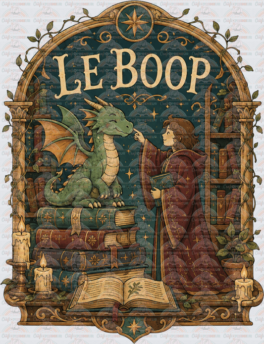 001_Books_Le Boop_Fiction_Dragons_Rennaisance_Back