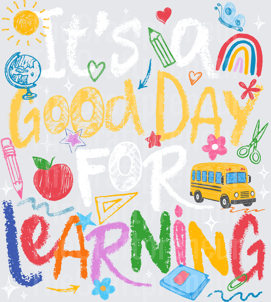 001_School_Teacher_Marker_Sketch_Its a Good Day for Learning_Kdis Drawing_White_Back