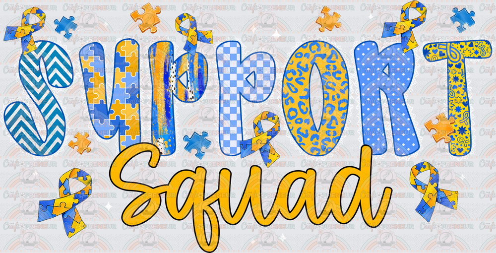 002_Causes_Down Syndrome_Awareness_Blue and Yellow_March Causes_Chromosomes_Support Squad V2