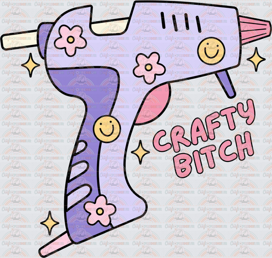 Hobbies_Crafts_Glue Gun_Adult Theme_Crafty Bitch