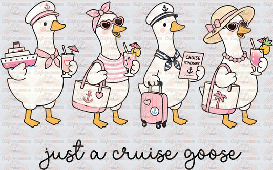 Animals_Goose_Silly Goose_Skinny_Vacation_Summer_Cruise_Just a Cruise Goose_Boats